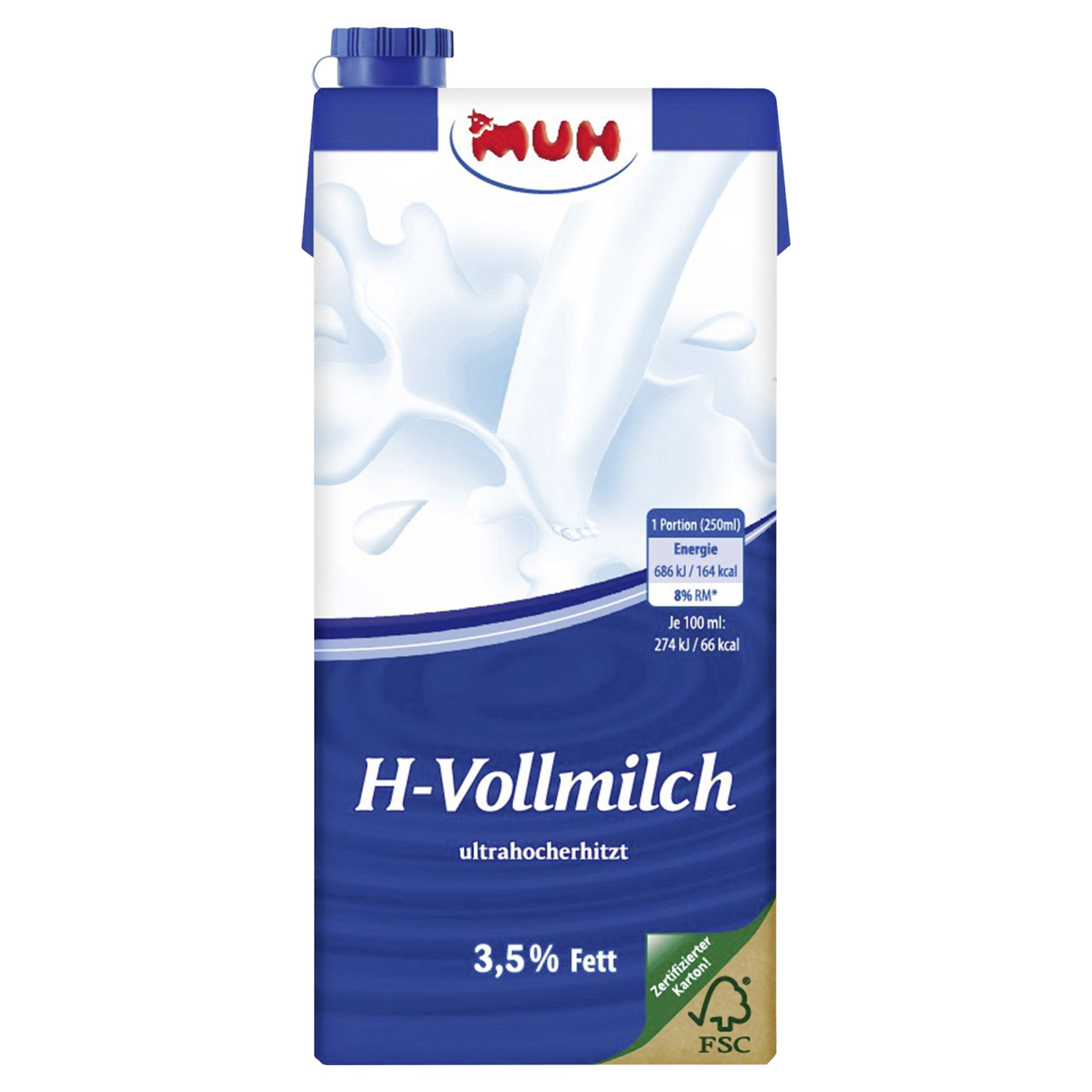 H-Milch 3,5Prozent 1l 12St.
