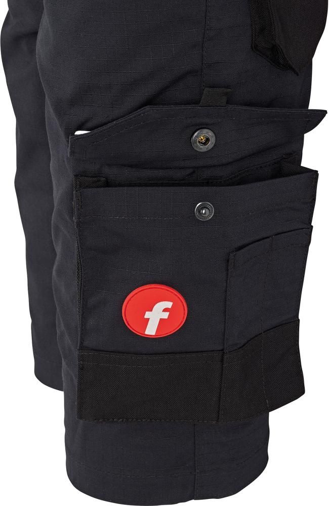 Kids-Bermuda Performance schwarz/lime Gr. 134-140 FORTIS