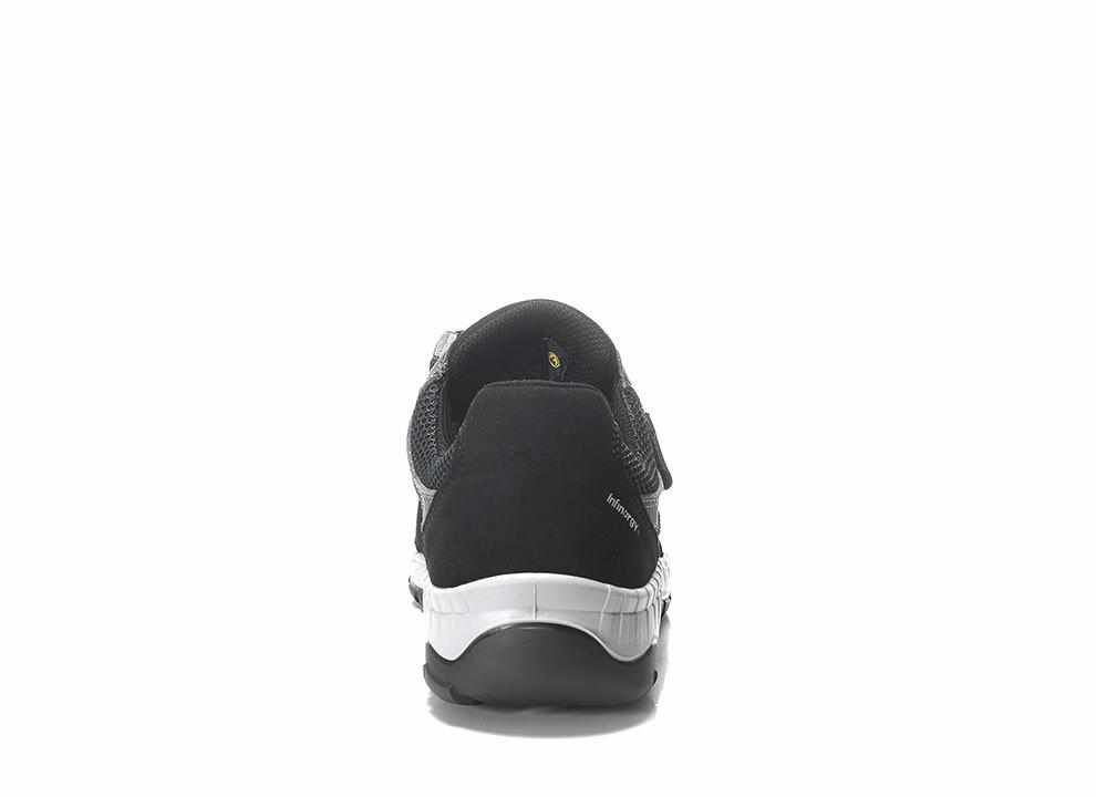 Sicherheitssandale LONNY Compo black-grey Easy ESD S1PS, Gr. 42