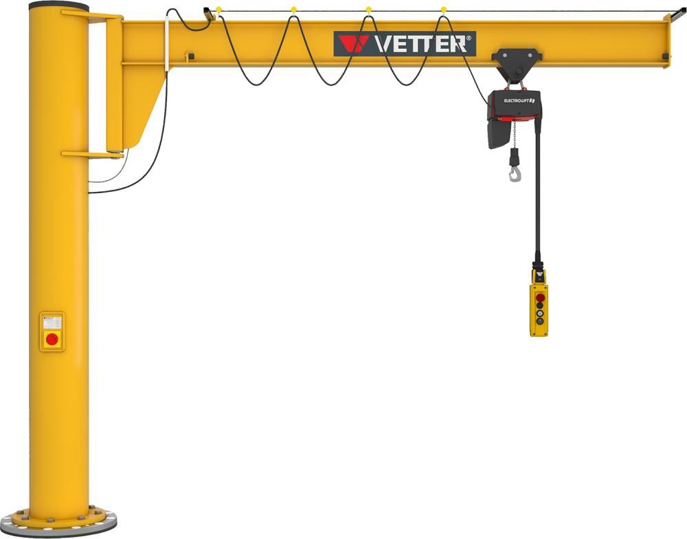 Säulen-Schwenkkran AS 125 kg 3000 mm Vetter Krantechnik