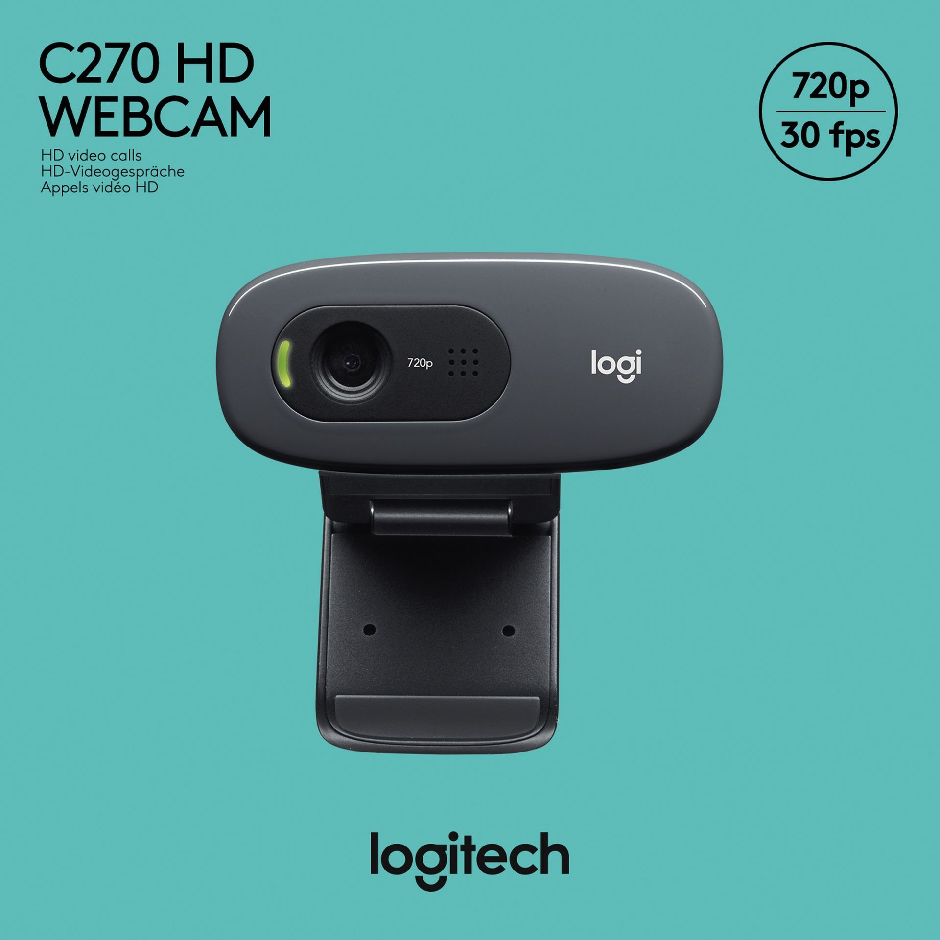 Webcam C270 USB 720p