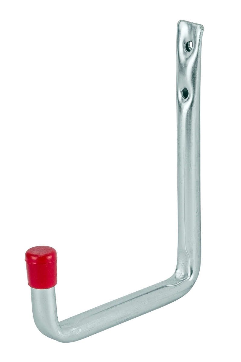 Wandhaken U-Form 125 x 86 x 53 x 60 verzinkt mit roter Endk