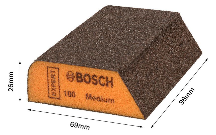 BOSCH Schaumstoff-Schleifblock S470
