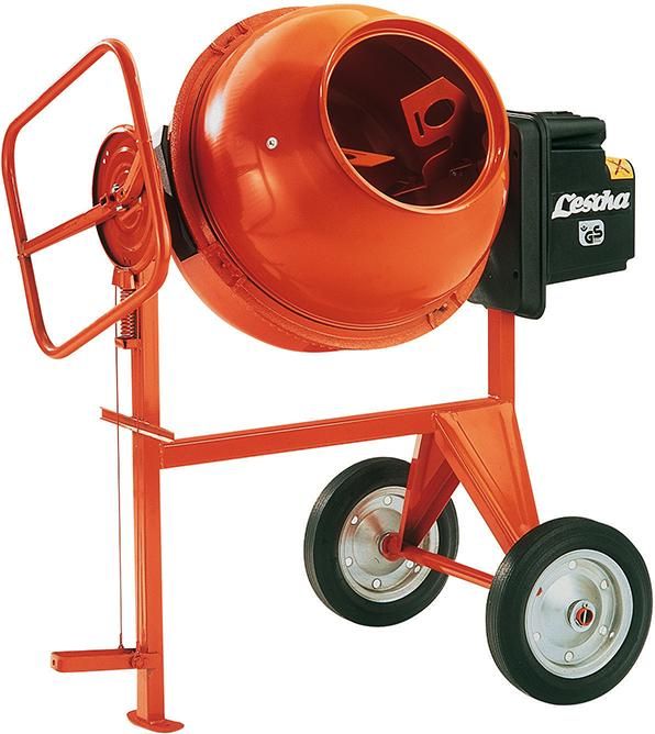 Betonmischer SM165S Handr.u.Fussbr. 230V 160l
