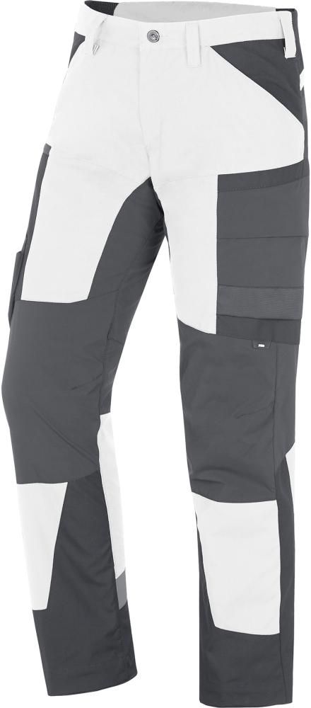 Arbeitshose MIO weiß-anthrazit 90 elastisch FHB