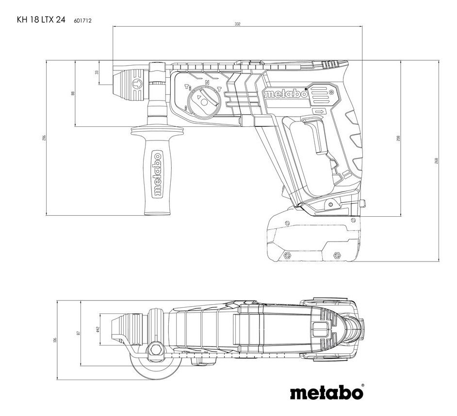 METABO Akku-Bohrhhammer, SOLO