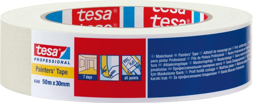 tesakrepp 4348 50m x 30mm, chamois