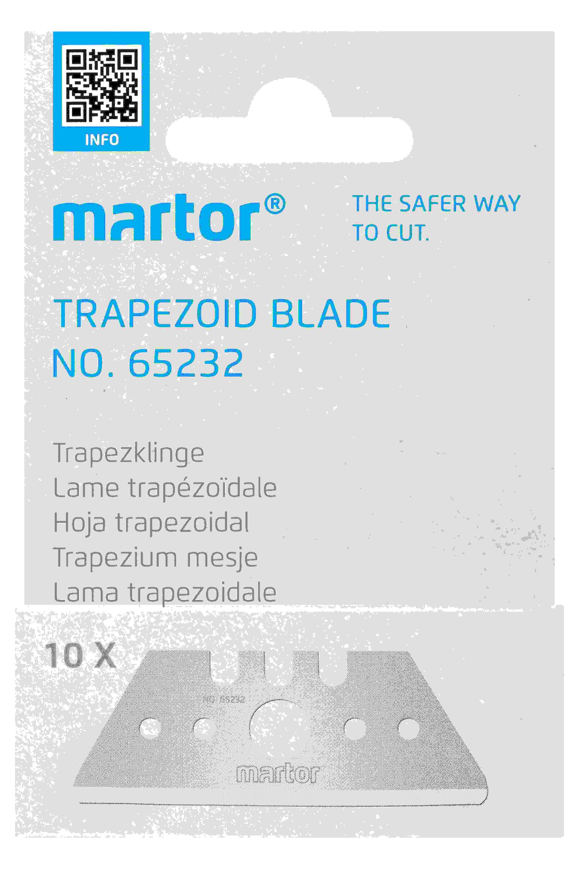 MARTOR Ersatzklinge TRAPEZKLINGE 65232 Breitschliff POS | 10 Stück