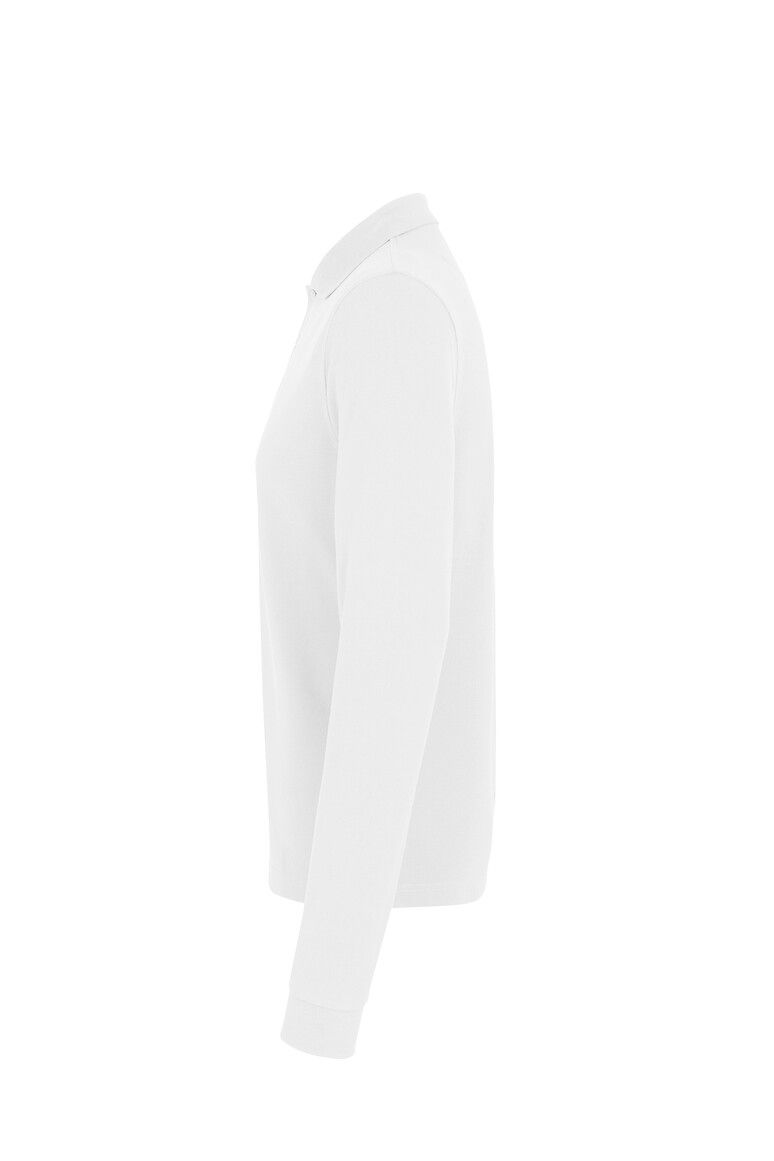 HAKRO Longsleeve-Poloshirt MIKRALINAR® weiß, XS