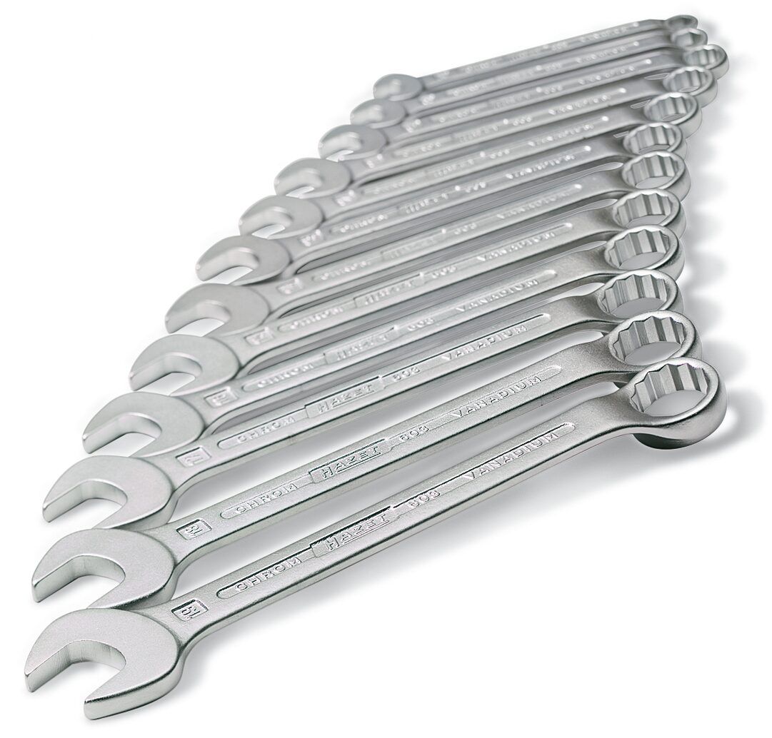 Ringmaulschlüssel-Satz DIN3113B 7-27mm 17-teilig in Karton Hazet