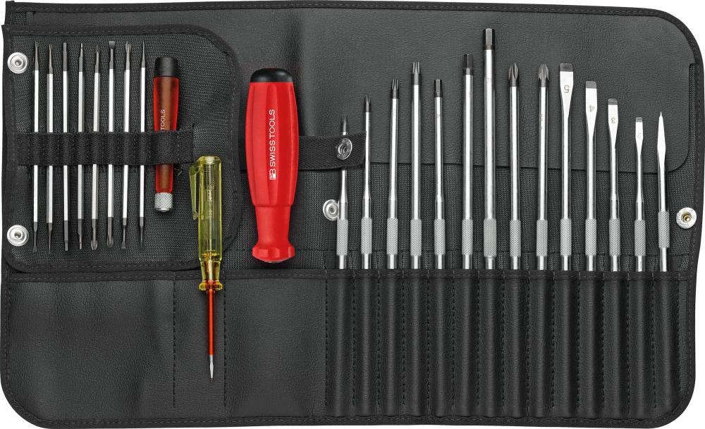 Wechselklingen-Satz 25-teilig in Rolltasche PB Swiss Tools