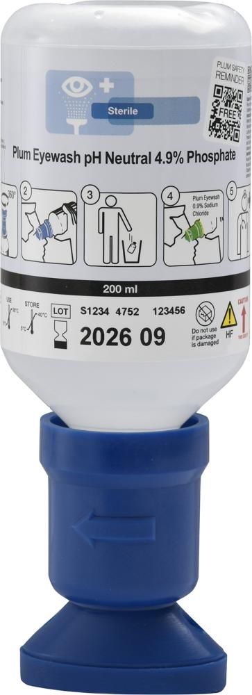 PLUM Augenspülflasche, ph-neutral, 200 ml