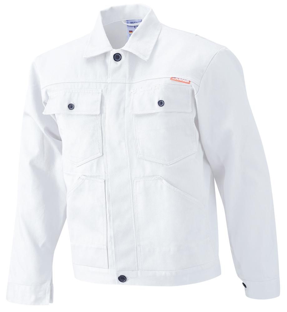 Bundjacke, 100% BW,290 g/qm,Gr.64,reinweiß
