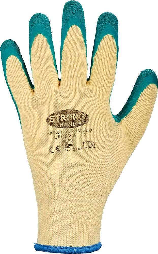 Handsch.SpecialGrip, Kautschuk,Gr.10,grün