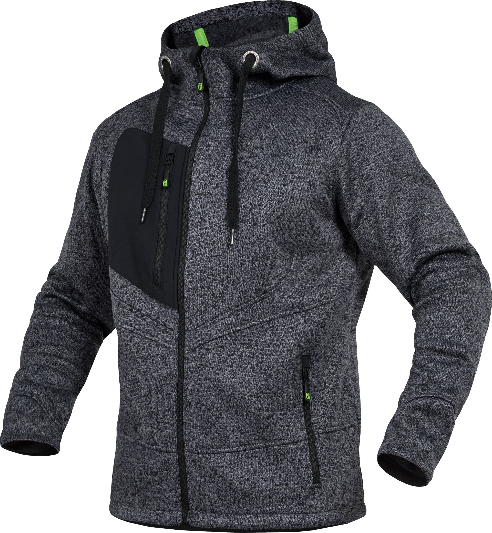 Leibwächter Casual Arbeitsjacke, Grau, Gr. 3XL