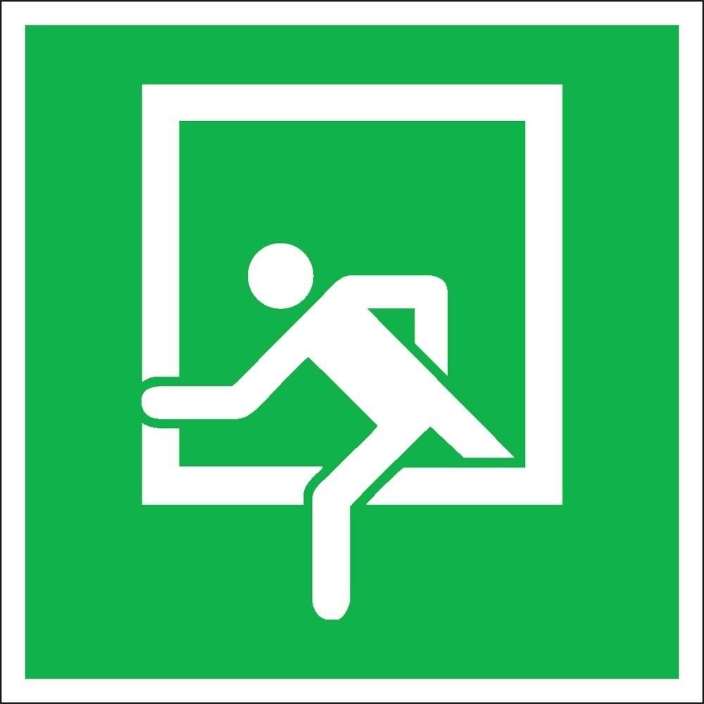 Notausstieg Folie