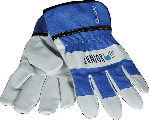 Kinderhandschuh PU / Baumwolle blau 4-6 Jahre