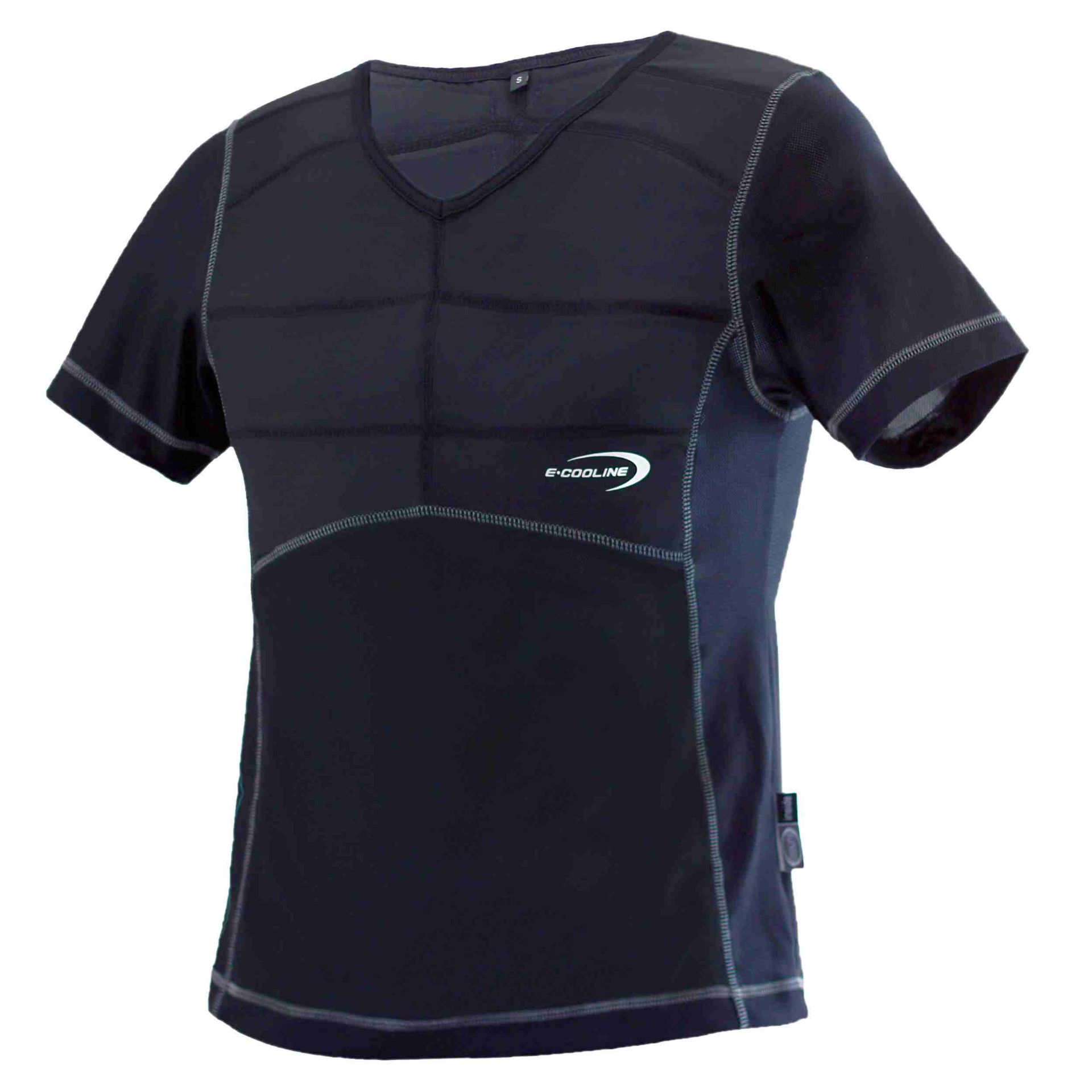 E.COOLINE Powercool SX3 T-Shirt / Kühlshirt - kühlendes T-Shirt, Kühlendes T-Shirt, schwarz, Gr. XS