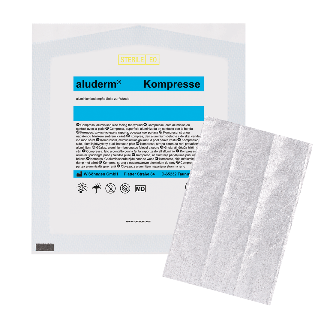 aluderm® Kompresse einzeln 10 x 15 cm