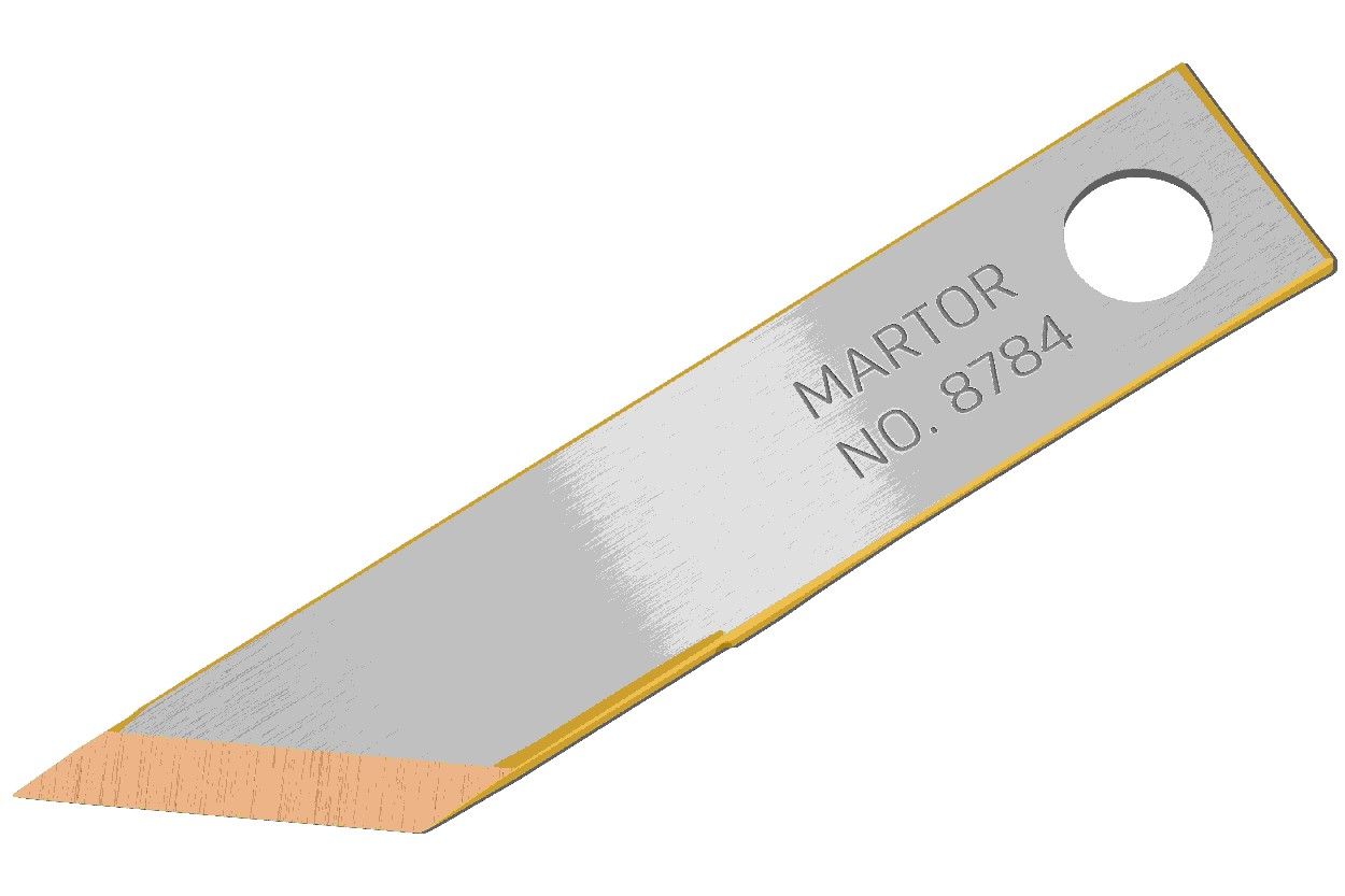 MARTOR Ersatzklinge GRAFIKKLINGE 8784 Standardschliff | 10 Stück