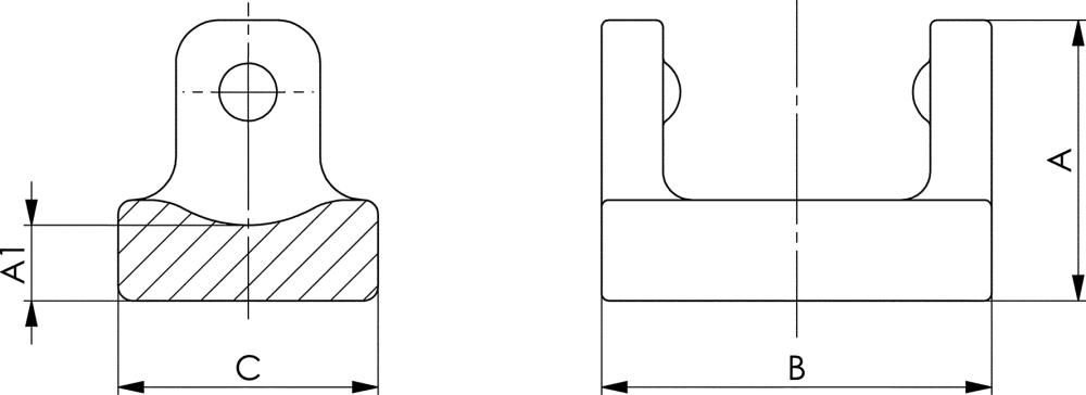 Druckstück 7600DGK-22 Druckfläche glatt AMF