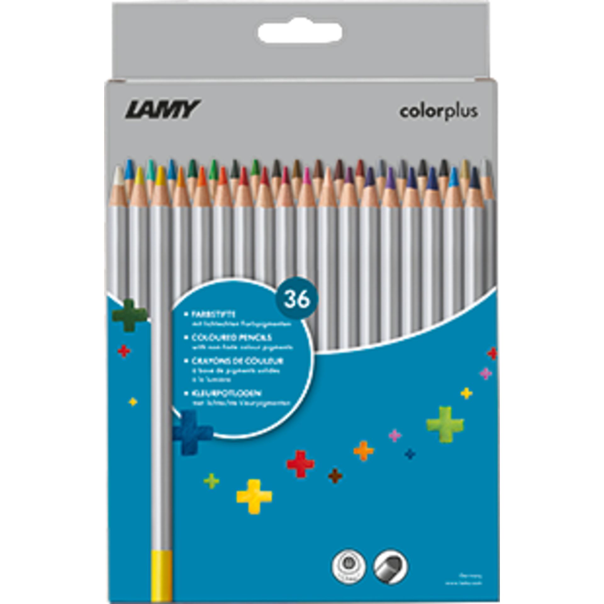 Buntstift colorplus sort. 36St.