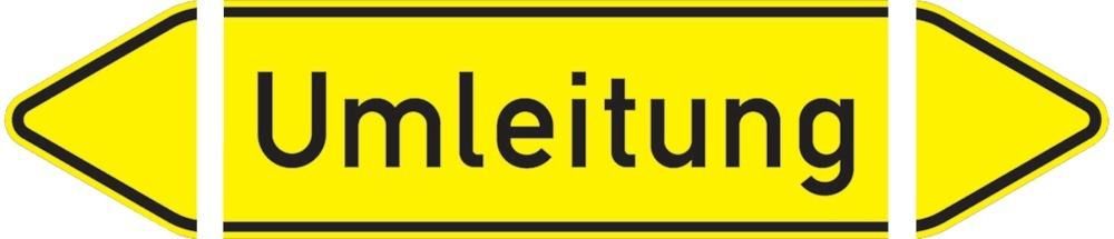 VKZ.36, 1400x350mm Umleitung + WechselspitzeRAL-Gütezeichen Folie RA1