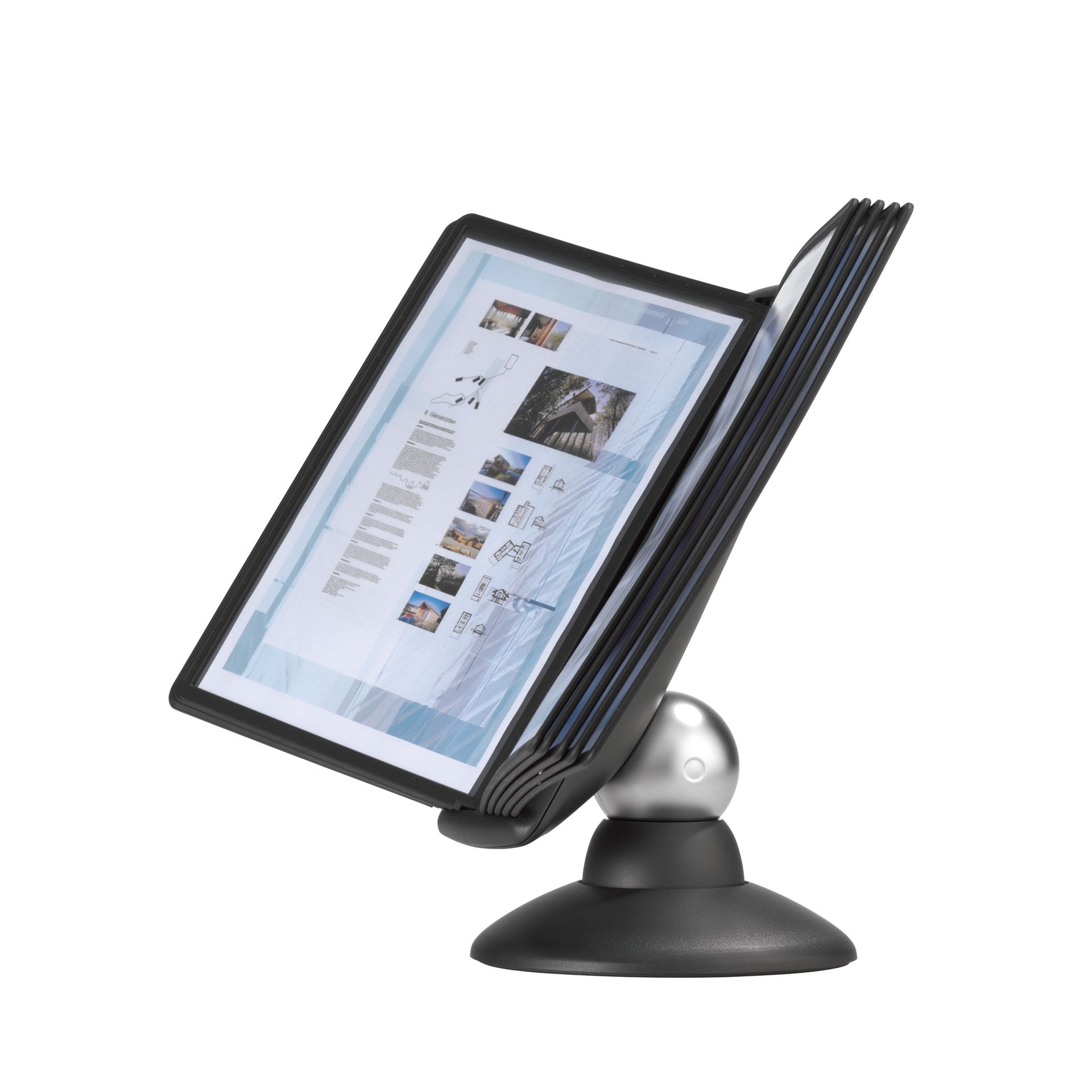 Sichttafelständer SHERPA motion 10 DIN A4 schwarz