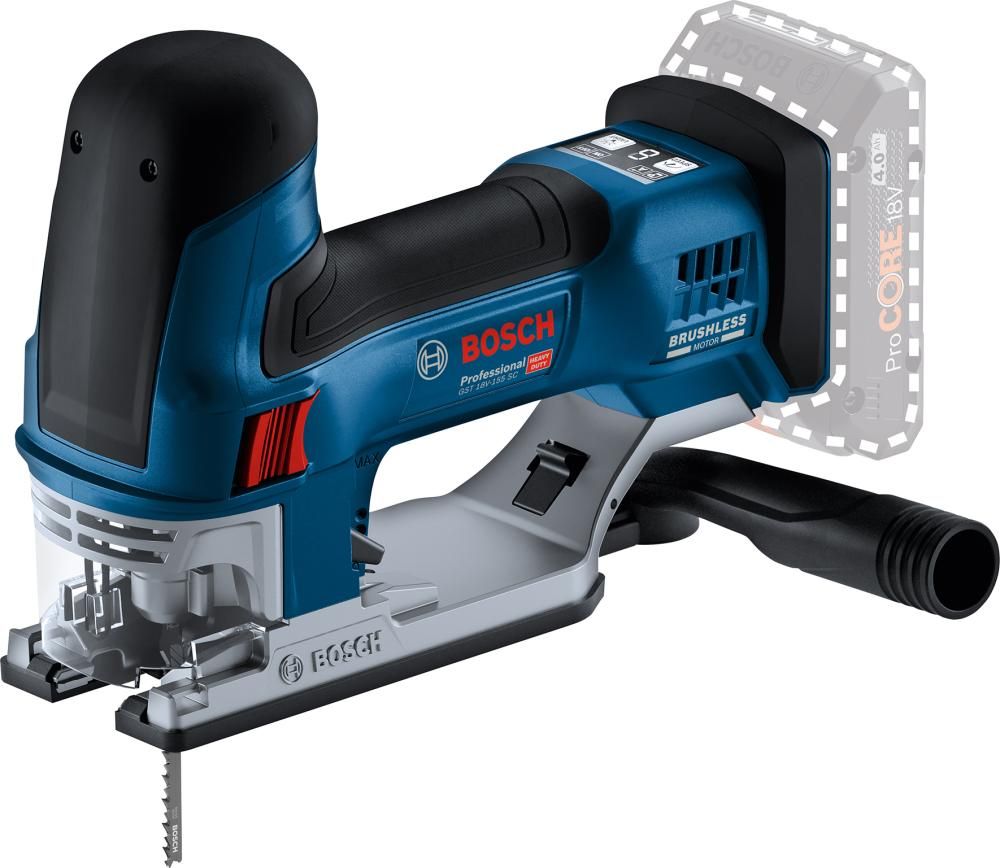 Akku-Stichsäge solo GST 18V-155 SC Bosch ohne Akku ohne Ladegerät L-Boxx