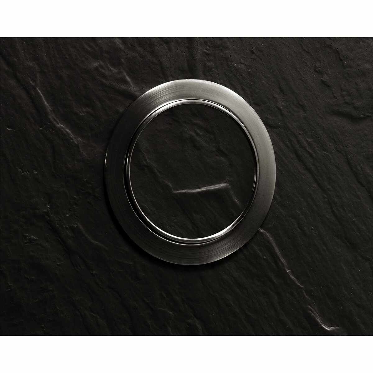 Einsetzgriff Touch in, •–• 84 mm, Edelstahl Optik