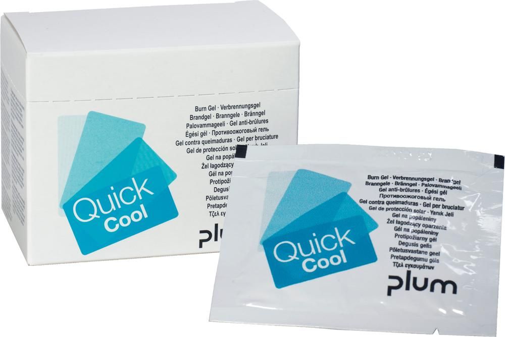 Verbrennungsgel QuickCoolBox mit 18 Sachets