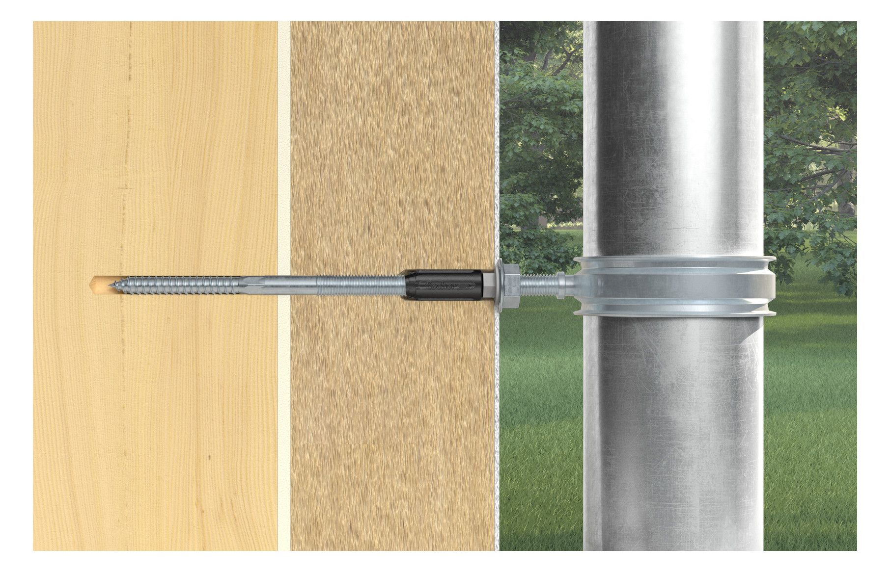 FISCHER Abstandsmontagesystem