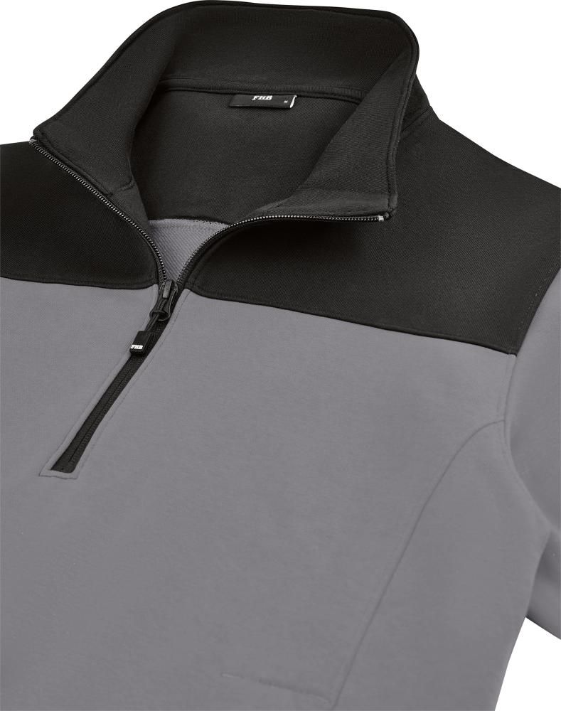 Sweatshirt Rob, grau-schwarz, Gr. 2XL