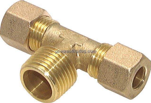 T-Klemmringverschraubung R 1/8"-4 (M8x1)mm, Messing