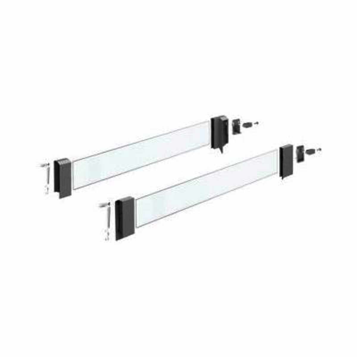 DesignSide Glas InnoTech, 260 / 144 mm, grau