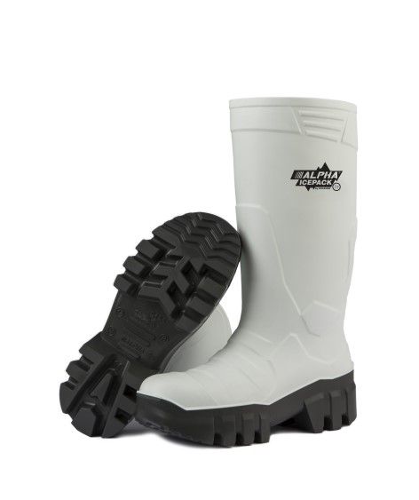 Dikamar Stiefel alpha Icepack S4 white/grey Jr, Gr. 3/36