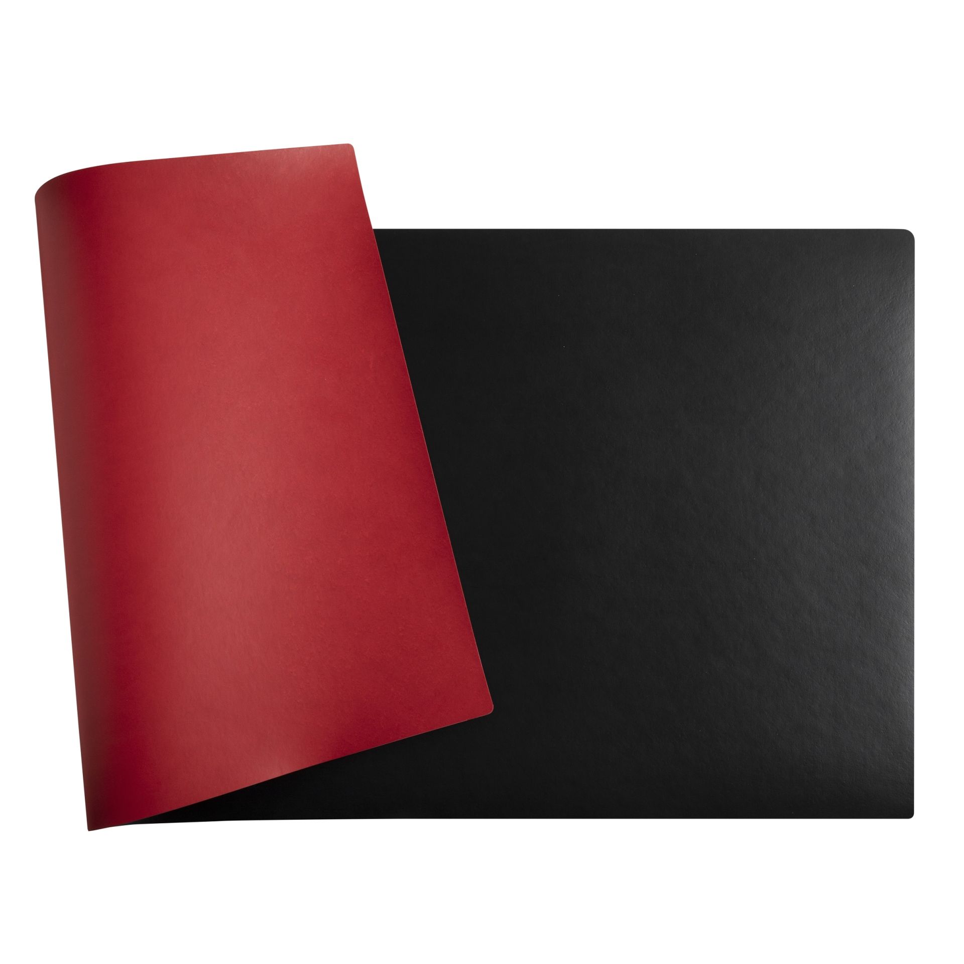 Schreibunterlage 35x60cm schwarz/rot