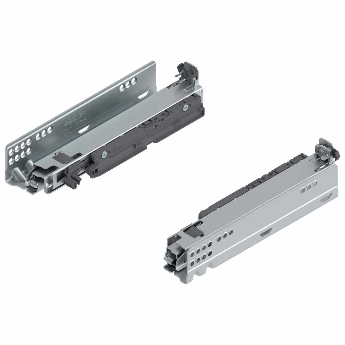 MOVENTO BLUMOTION integriert / für SERVO-DRIVE geeignet, Vollauszug, Führung, 40 kg, NL=250 mm, für Kupplung, links/rechts, verzinkt