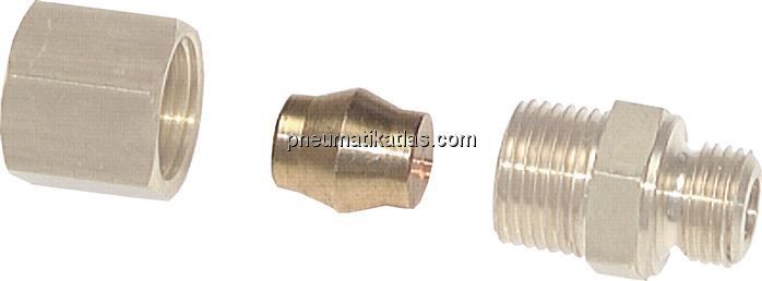 Verschlussstopfen f. Klemmringverschraub. 4mm, Messing
