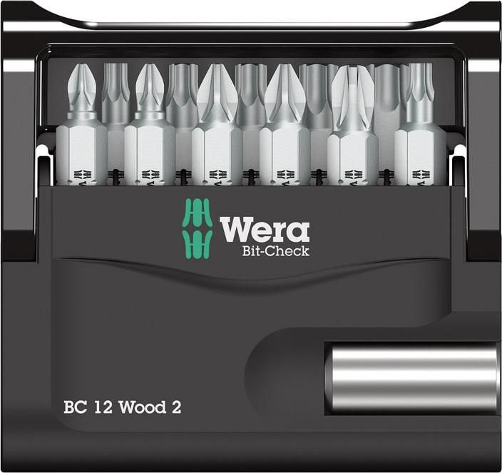 Bit-Satz Bit-Check 12 Wood 2 Wera