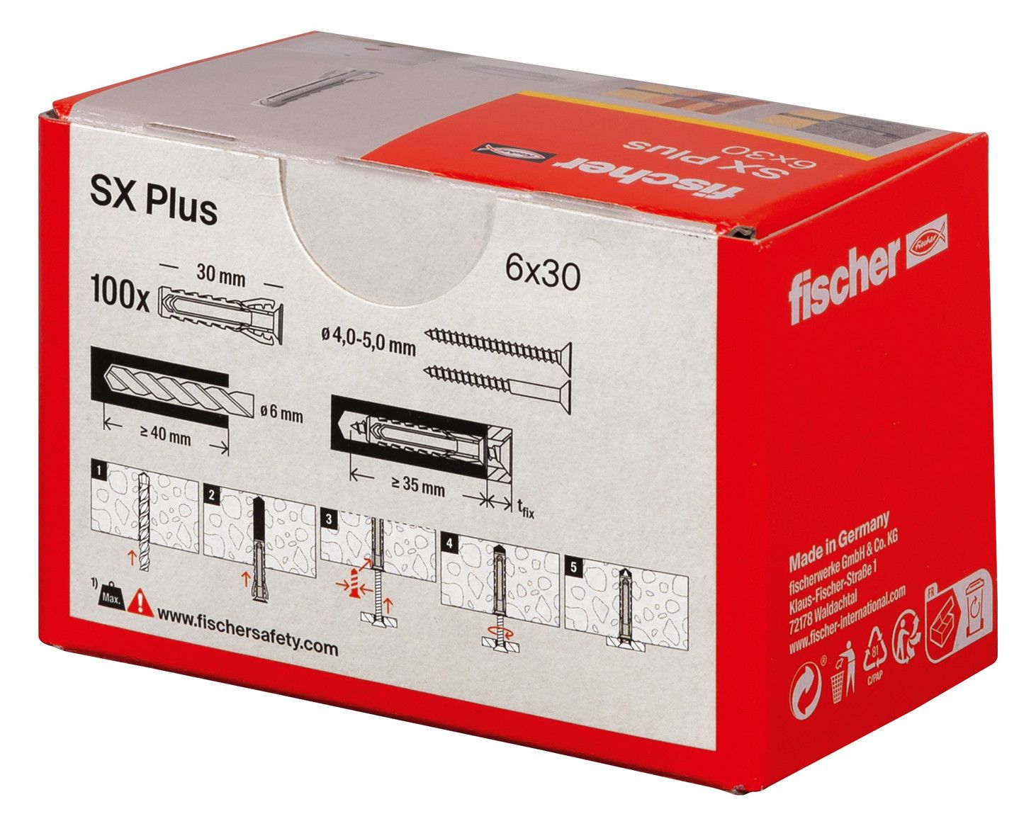 FISCHER Spreizdübel SX Plus