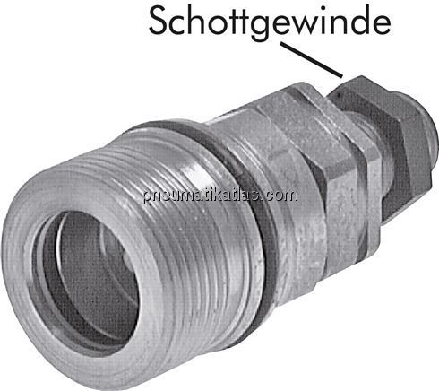 Schott-Schraubkupplung, Muffe Baugr.2, 8 L (M14x1,5)