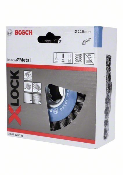 Bosch X-LOCK Scheibenbürste 115 mm