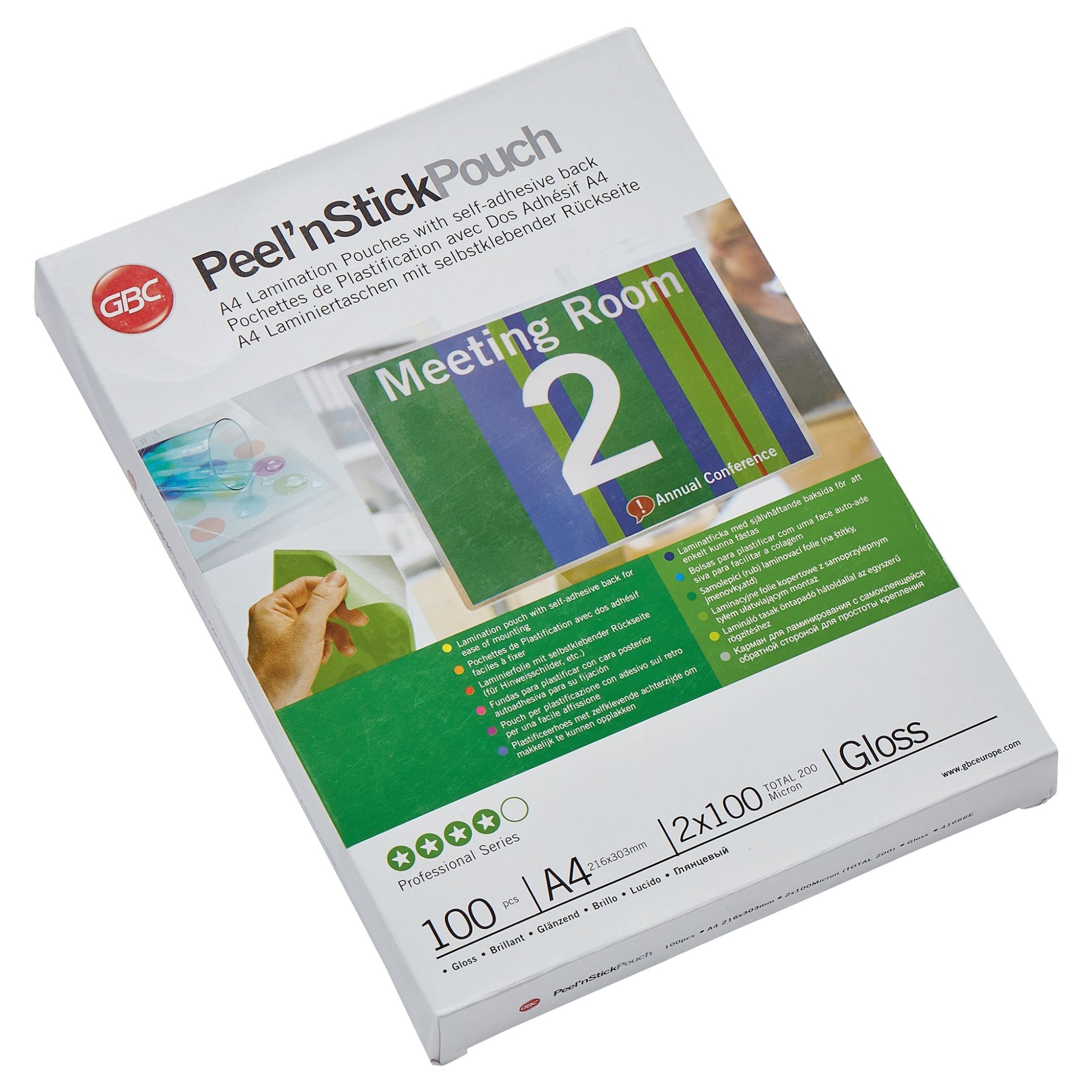 Folientasche PeelnStickPouch DIN A4 100mic 100 St./Pack.