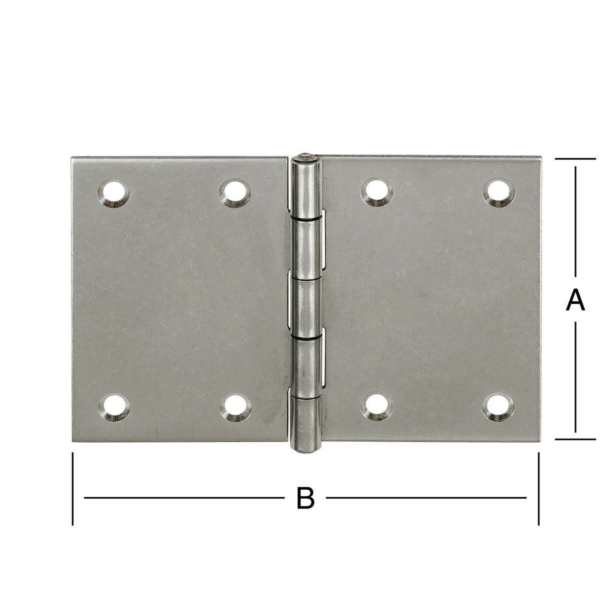 Scharnier breit 80 x 120 RF (V2A)
