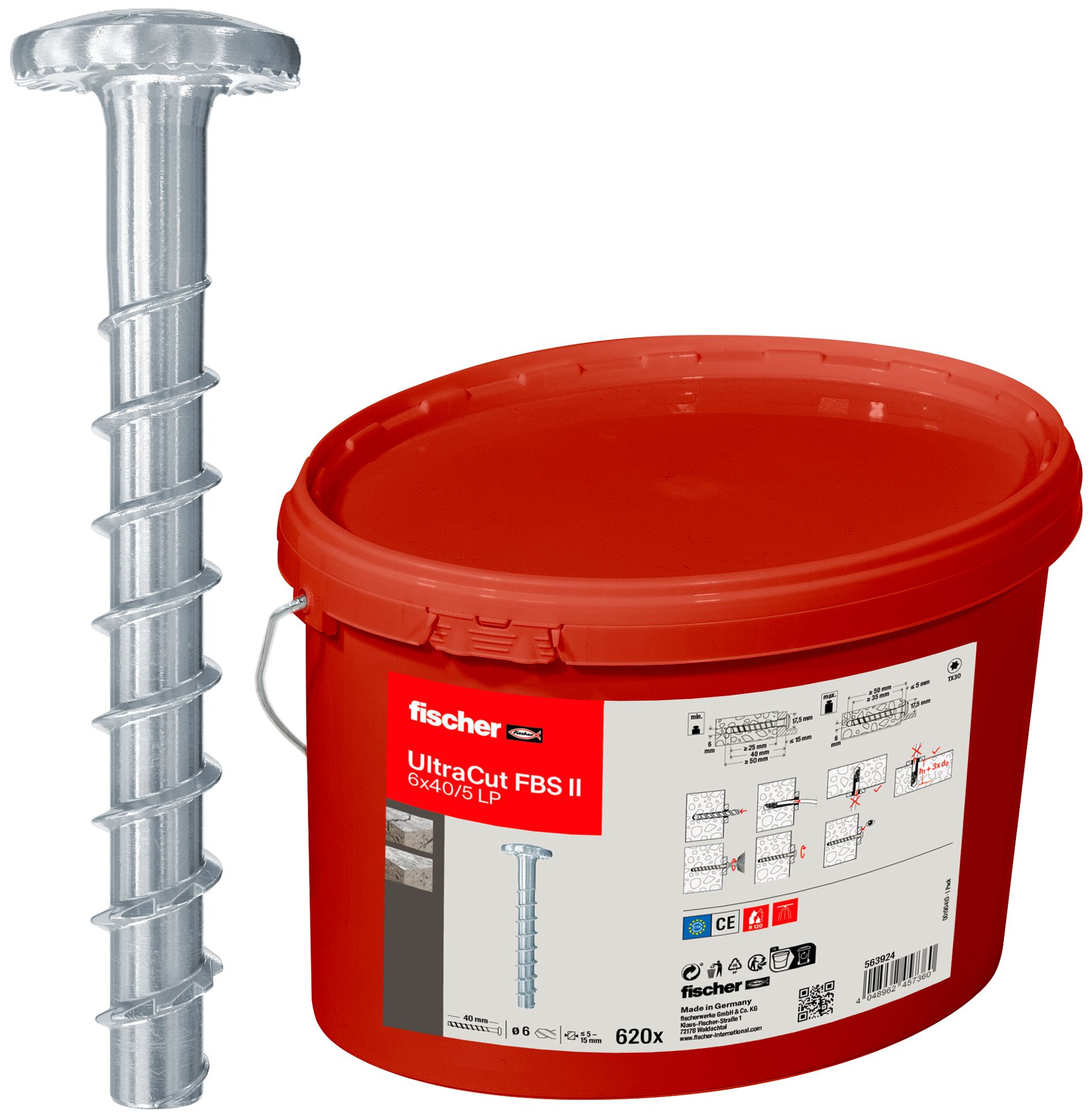 UltraCut FBS II 6x40/5 LP Eimer (620)