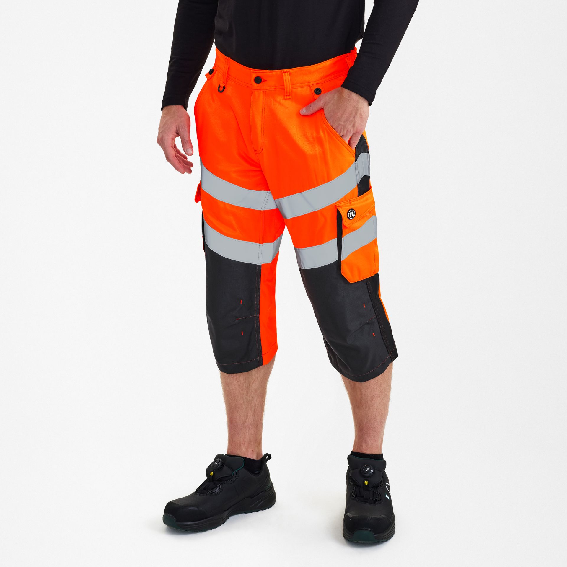 Safety Light 3/4-Hose Orange/Anthrazit Grau, Gr. 74