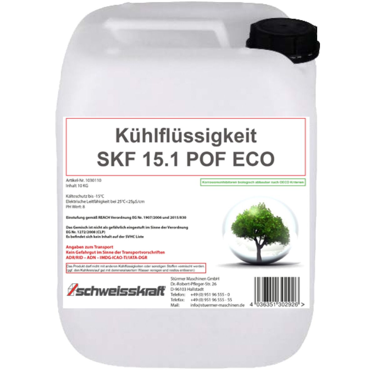 Kühlflüssigkeit Schweisskraft SKF 15 / 10 l