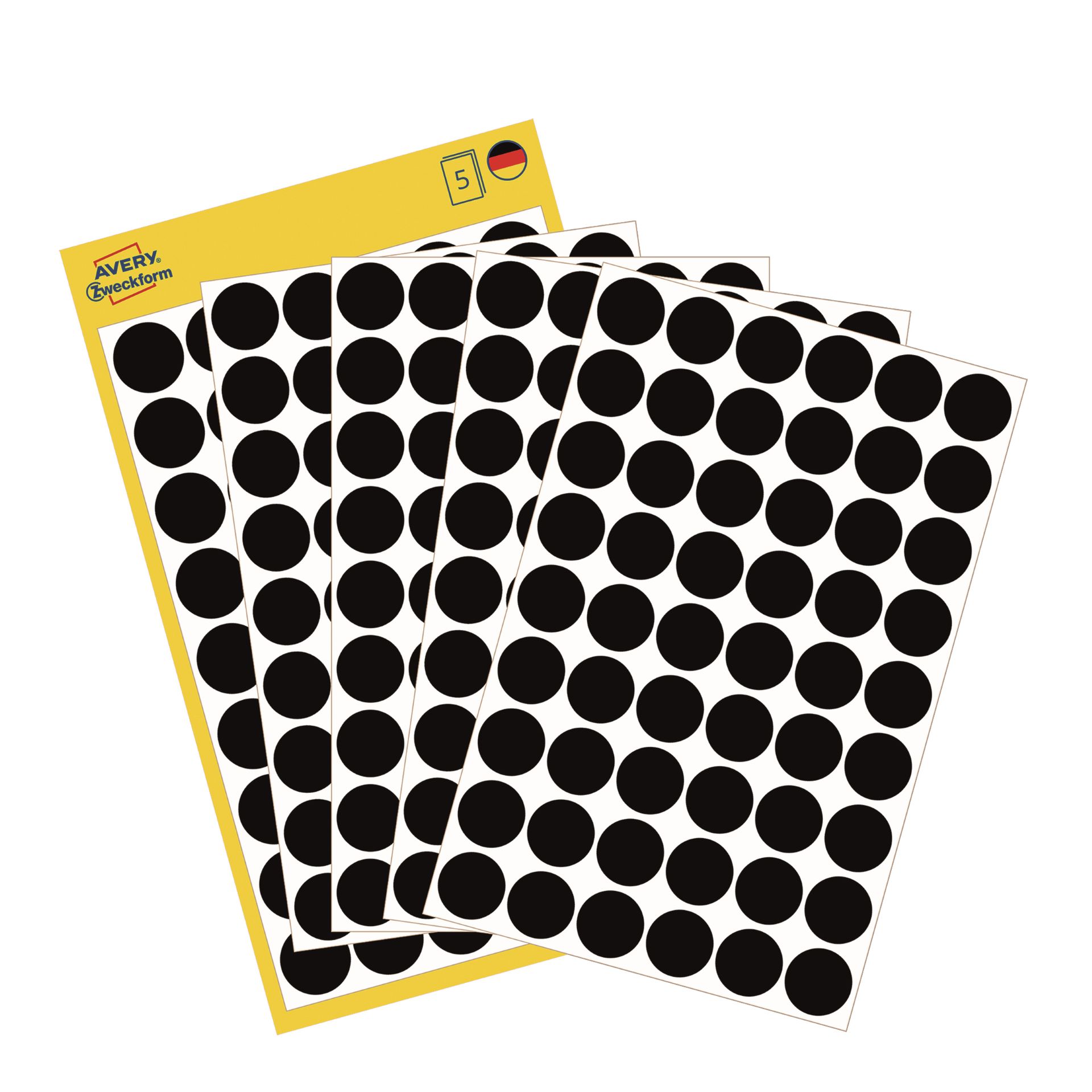 Markierungspunkt 12mm schwarz 270 St./Pack.
