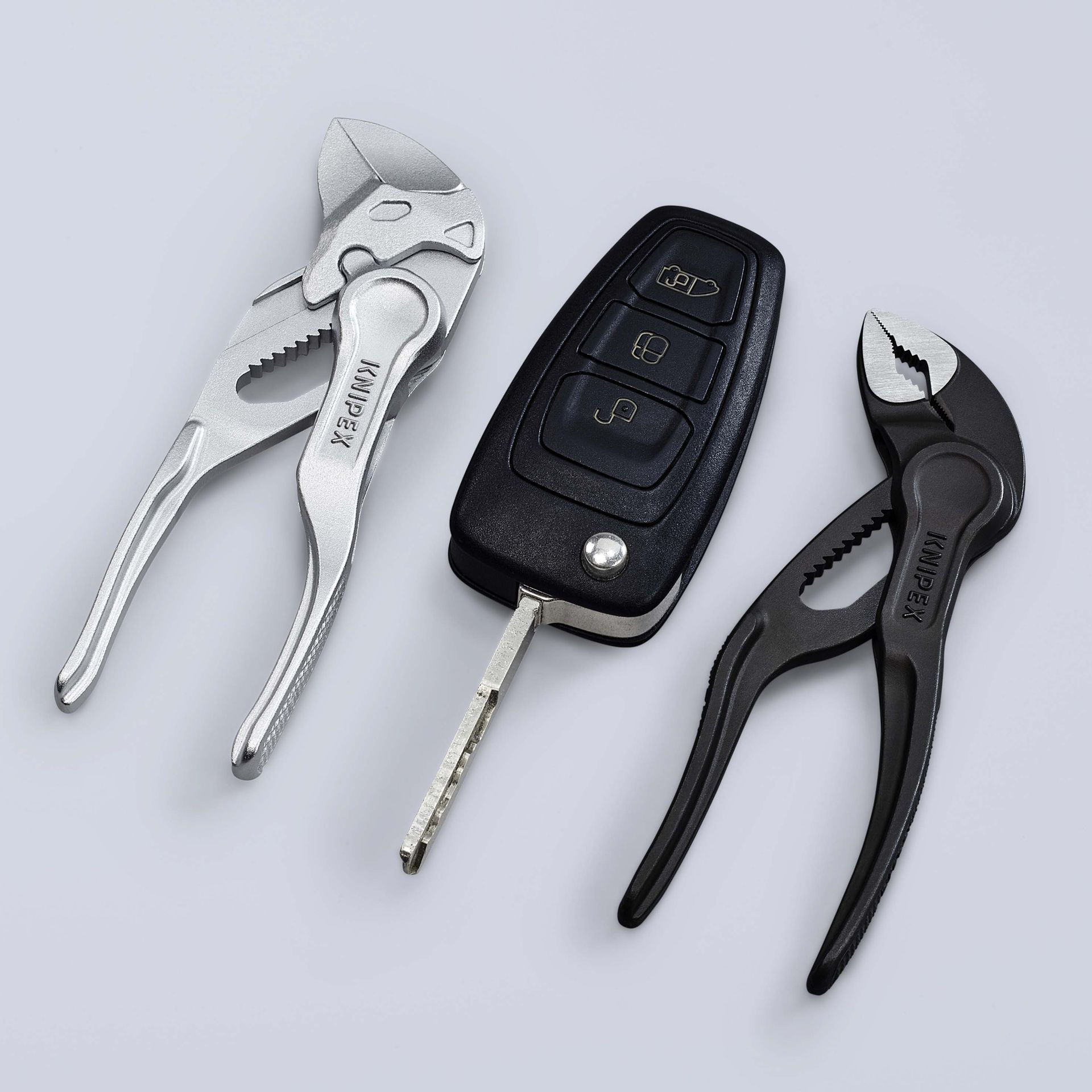 KNIPEX Zangenschlüssel XS aufgeprägte, raue Oberfläche